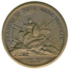 Médaille refrappée en 1977, revers « Kebeka Libertata »